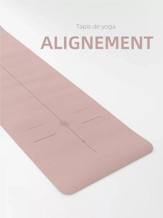 Tapis de yoga - Lignes d'alignement - Mystiq Yoga