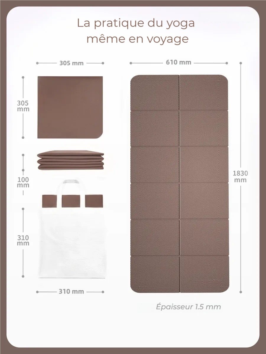 Tapis de yoga - Voyage - Mystiq Yoga